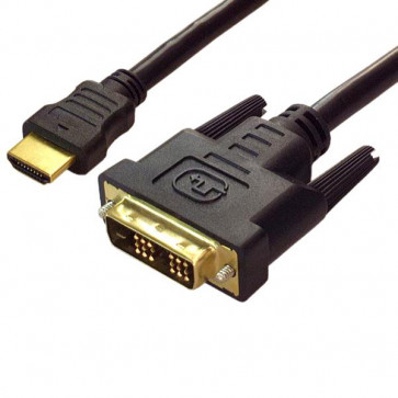 6in HDMI to DVI Male/Male Cable