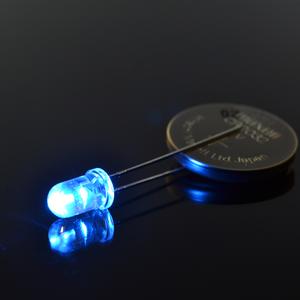 5mm Super Bright Blue LED (11000mcd, 480nm) | 5-Pack