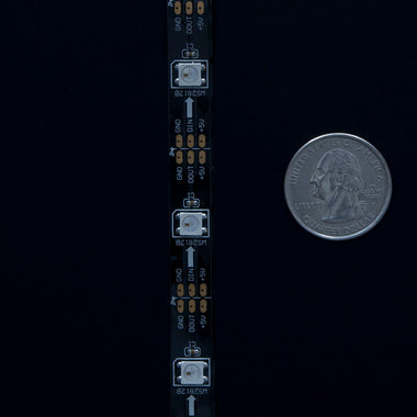 ACROBOTIC WS2812B Strip with 30 RGB LED/m (Black PCB, IP68 Waterproof) | NeoPixel-Compatible