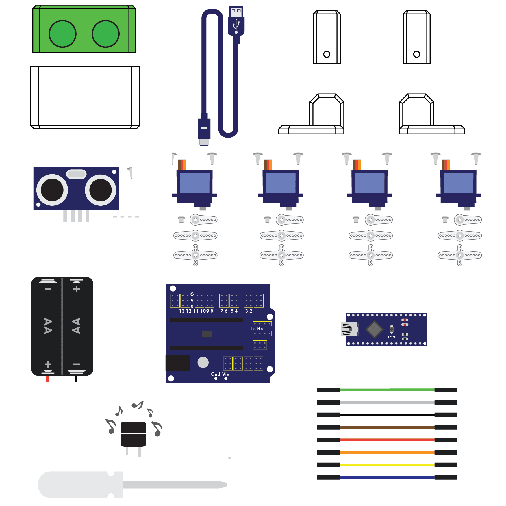 Otto DIY | Build Your Own Robot [:-] (Full Kit)