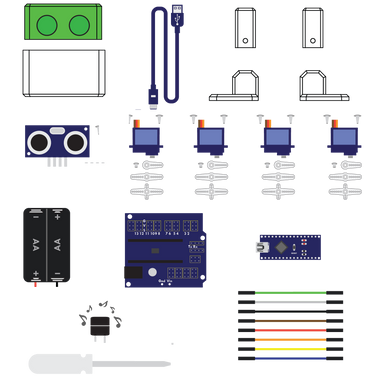 Otto DIY | Build Your Own Robot [:-] (Electronics Kit)