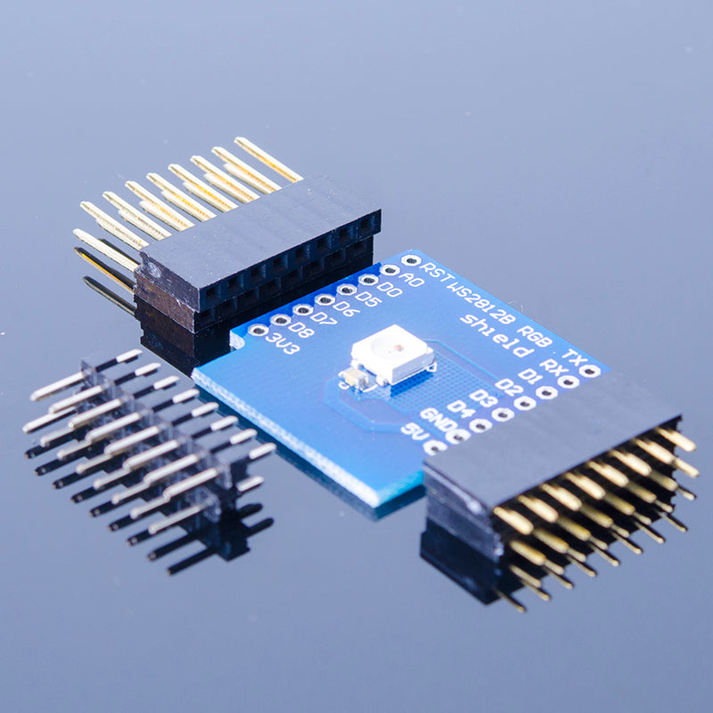 ACROBOTIC ESP8266 WeMos D1 Mini WS2812B RGB LED Shield