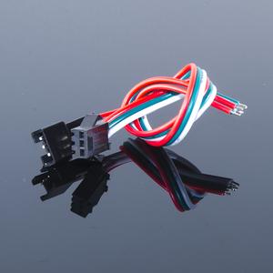 JST 3-Pin Connector Cable Pair (6in, Male and Female)