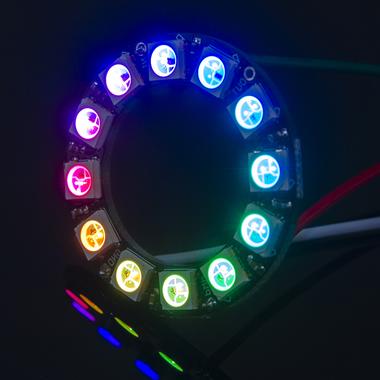 ACROBOTIC WS2812B RGB 12-LED Ring | Orb-12 | NeoPixel-Compatible