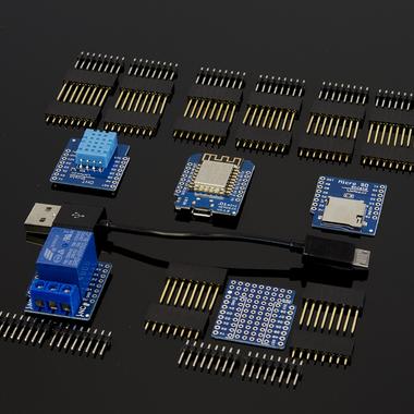 ACROBOTIC ESP8266 WeMos D1 Mini V2 Internet Of Things Kit | 5-Piece